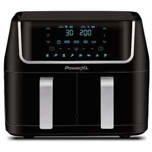 Freidora de aire doble de 9.5L y 8.5L, 8 programas de Coccion Preestablecidos | POWER DUAF-10-LA – POWER XL