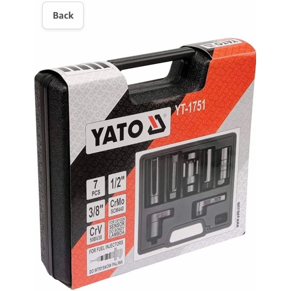 7 Juego Copas, Inyectores y Sensores de Oxigeno 7pcs YT-1751 - YATO 2