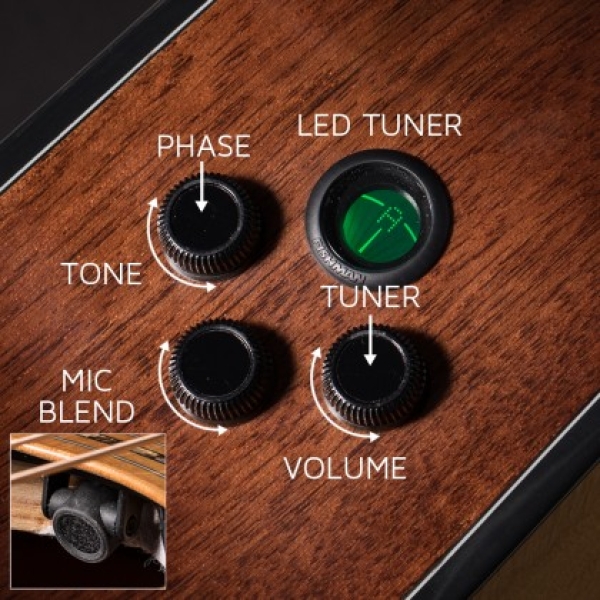 9 Guitarra Electroclasica con Funda NAT GOLD-OC8 NYLON NAT - CORT 2