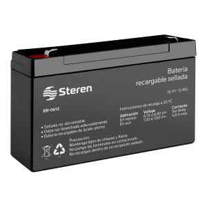 Bateria Recargable Sellada Acido-Plomo 6V 12AH | BR-0612 – STEREN