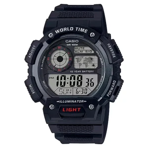 Reloj Digital 5 Alarmas 100m | AE-1400WH-1AVDF – CASIO