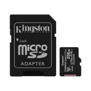 Memoria Micro SD 256GB Canvas Select Plus Clase 10 100Mbps | SDCS2/256GB – Kingston
