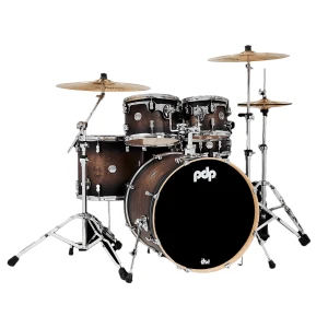 Bateria Acustica 5 Piezas, Serie Concep Maple, Satin Charcoal Burst, Incluye 2 Toms 10X08 | PDP