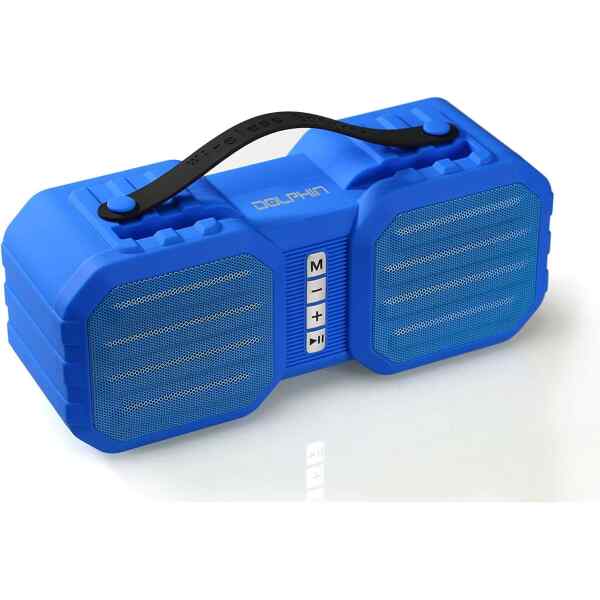 Bocina Recargable Portatil Bluetooth SPB-8X BLUE | DOLPHIN