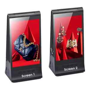 Pantalla Publicitaria de Mesa de 2 Caras de 8plg.