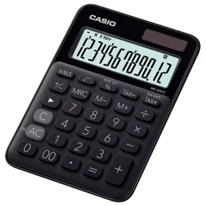 Calculadora Mini de Escritorio 12 Digitos | MS-20UC-BK – CASIO