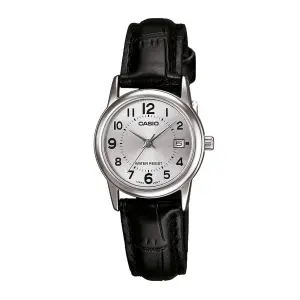 Reloj Standard Analogo Pulsera de Cuero, Resistente al Agua | LTP-V002L-7BUDF – CASIO