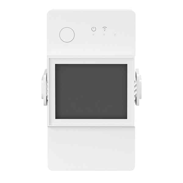 Interruptor inteligente, 1 gang, medidor de potencia, historico de 6 meses, LCD Screen, 100-240V AC 50 | SONOFF