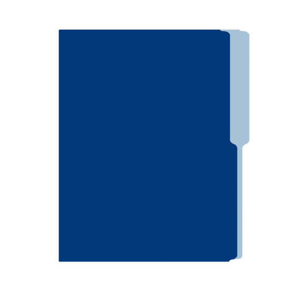 Folder Flashfile Carta  Azul (5X100)