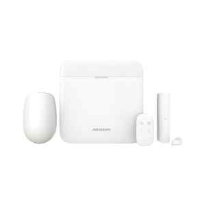 Hikvision AX Pro Series DS-PWA48-Kit-WB – Sistema de alarma – inalámbrico, cableado – 802.11b/g/n, Tri-X – 433 MHz, 2.4 Ghz – 10/100 Ethernet – blanco