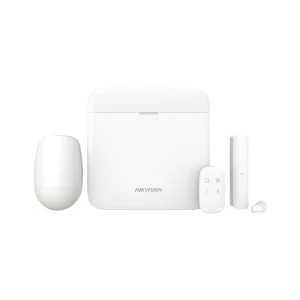 Hikvision AX Pro Series DS-PWA48-Kit-WB – Sistema de alarma – inalámbrico, cableado – 802.11b/g/n, Tri-X – 433 MHz, 2.4 Ghz – 10/100 Ethernet – blanco