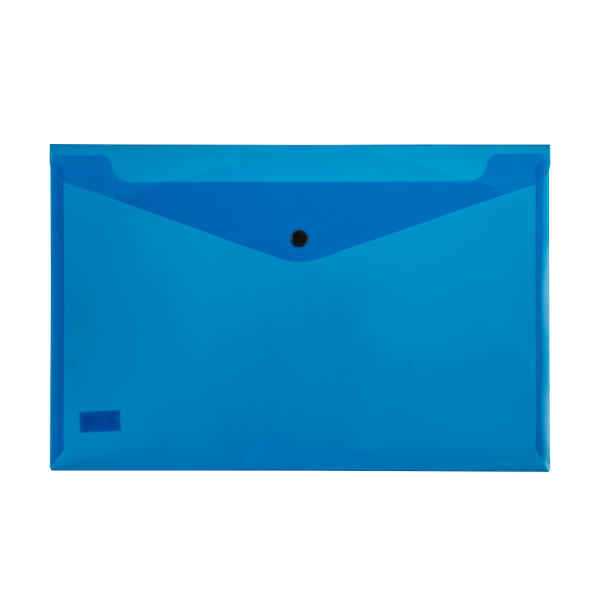 Sobre Plastico Beautone 3427-2 C/Broche Oficio Azul (10X12)