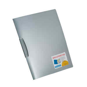 Folder Clip Lateral Beautone 4541-4 Carta Metalic Plata (5X25)