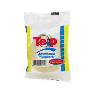 Cinta Adhesiva Teip 1/2″X27Yds Transparente (60X12)