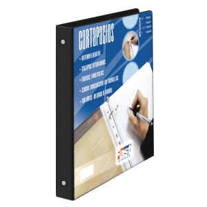 Cartapacio Fast C/Funda Oficio 1″ Negro (24)