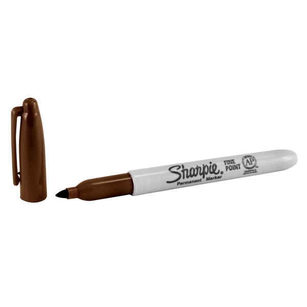 Marcador Permanente Sharpie P/Fina 30037 Cafe (144)