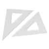 Escuadras Acrilicas Fast Ep-20 S/Bisel Set X 2 (200)