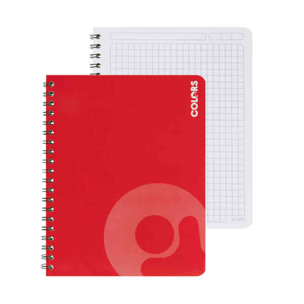 Cuaderno Doble Anillo Vivo 100H. 239954 Cuadros (42)