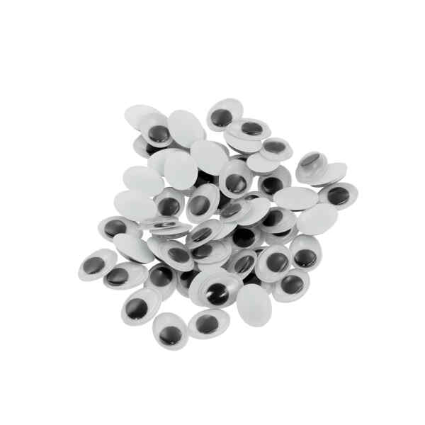 Ojitos Movibles Fast 12X15Mm Ovalados Bx60 (500)