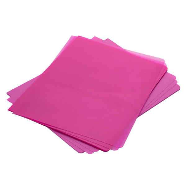 Pastas P/Enc. Gbc Px10 Jgs. Carta P3275 Liso/Ray Rosado (12)