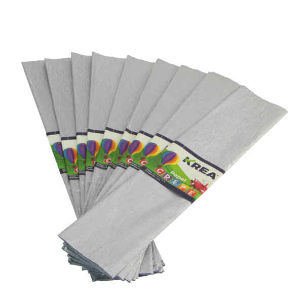 Papel Krepe Krea Px10 80-36 Plateado (20)
