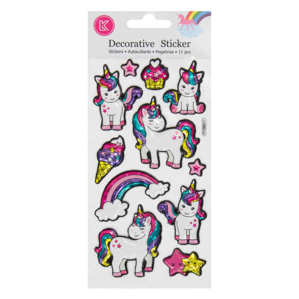 Stickers Lk Pla9801 Unicornios (288)
