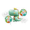 Globo Fast En Set Happy Birthday Dino 5Pzs (250)