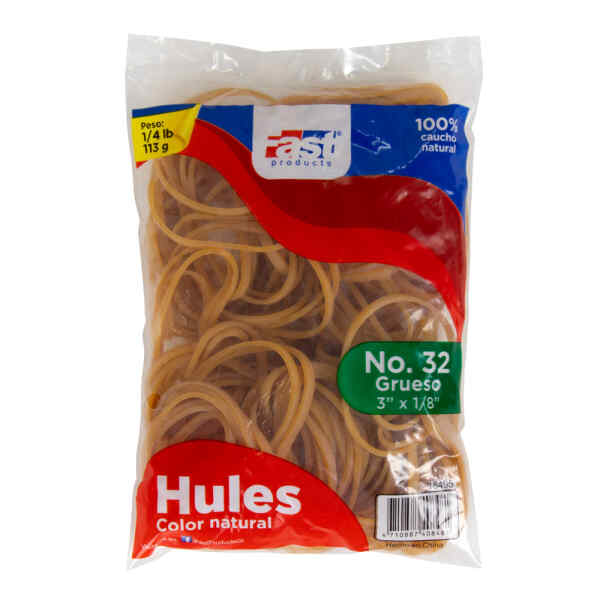 Hules Fast 32 Grueso 113 Grs. Natural 140U Aprox. (125)