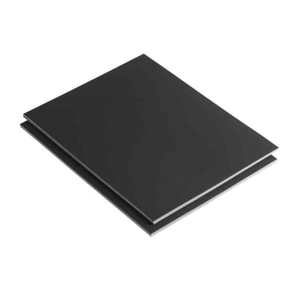 Cartulina Cascara De Huevo 215 Grs. Carta Bx5 Negro