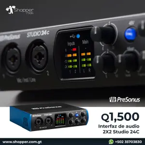 Interfaz De Audio 2X2 Presonus Studio 24C