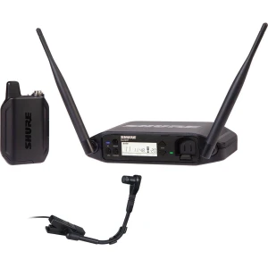 Sistema de Instrumentos Inalambricos Digitales con Mic. Cuello de Ganso BETA98H Receptor GLXD4+ | SHURE