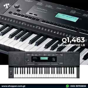 Teclado 61 Teclas USB Midi 2 Bocinas KP100 LB | KURZWEIL