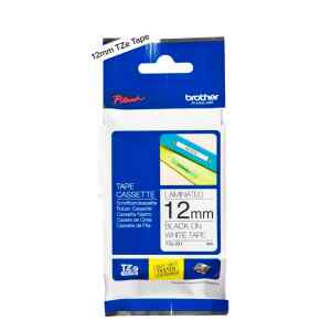 Ptouch Label Tape Bk/White