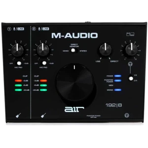 Interfaz de Audio USB 2 entradas 4 Salidas 24Bits 192KHZ Entradas XLR/TRS Y TS | M-AUDIO