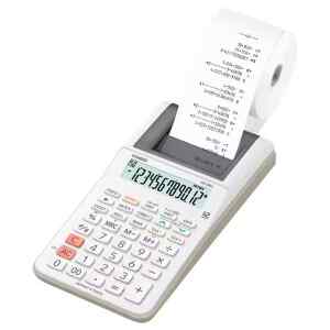 Calculadora de Mesa mini con Impresora papel 12 digitos | HR-8RC-WE- DC – CASIO