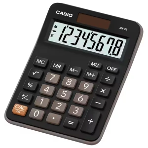 Calculadora de Mesa mini 8 Digitos Pantalla Grande | MX-8B – CASIO