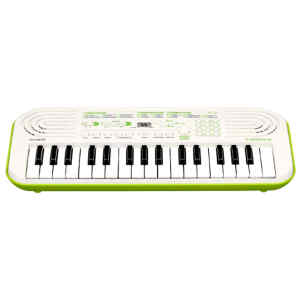 Teclado Mini 32 Teclas 10 Tonos 50 Ritmos Adap.AC, Blanco | CASIO