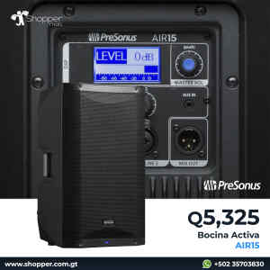 Bocina Activa a Dos Vias para Refuerzo de Sonido 1X15plg. | PRESONUS