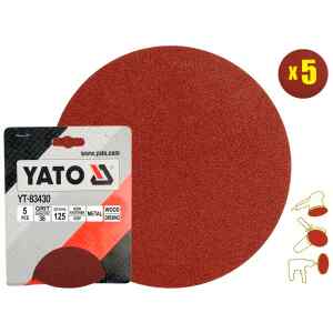 Lija Redonda, Grano 40, 5pcs | YT-83431 – YATO
