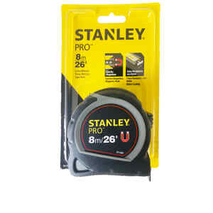 CINTA METRICA, TIPO PRO, PUNTA MAGNETICA, 1 PULGADAS X 8 METROS, TIPO PRO. MARCA STANLEY