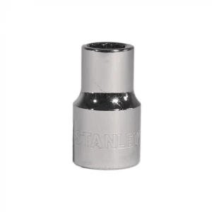 COPA/DADO/CUBO ESTANDAR EN PULGADAS, 12 PUNTOS, RAIZ DE 1/2, TAMAÑO 7/16 PULGADAS. MARCA STANLEY
