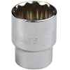 COPA/DADO/CUBO ESTANDAR METRICO, 12 PUNTOS, RAIZ DE 1/2, 26 MILIMETROS. MARCA STANLEY