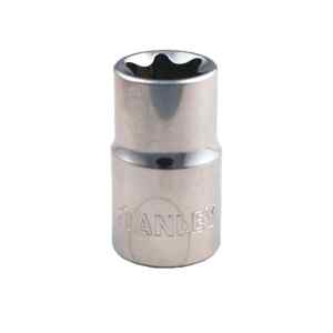 COPA/DADO/CUBO TORX, HEMBRA, RAIZ DE 1/2, MEDIDA E18. MARCA STANLEY