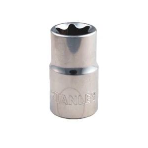 COPA/DADO/CUBO TORX, HEMBRA, RAIZ DE 1/2, MEDIDA E18. MARCA STANLEY