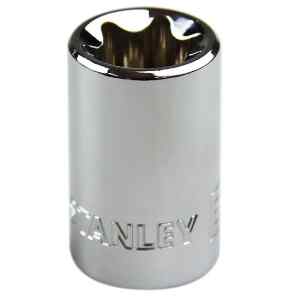 COPA/DADO/CUBO TORX, HEMBRA, RAIZ DE 1/2, MEDIDA E11. MARCA STANLEY