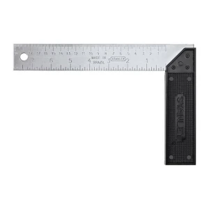 ESCUADRA ,MANGO DE PLASTICO, 8 PULGADAS, MARCA STANLEY