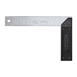 ESCUADRA, MANGO DE PLASTICO, 10 PULGADAS. MARCA STANLEY