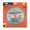 DISCO DE SIERRA, 7-1/4 PULG, EJE 5/8 PULG, 24 DIENTES DE CARBURO, PARA USO GENERAL EN MADERA. MARCA BLACK AND DECKER