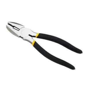 ALICATE DE ELECTRICISTA, LARGO DE 8 PULGADAS, ANCHO DE 2 PULGADAS, ANCHO DE PUNTA 7/8 PULGADAS. MARCA STANLEY