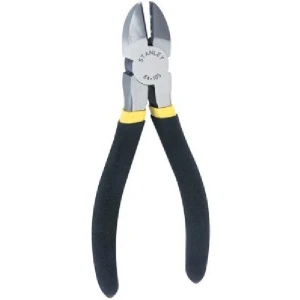 ALICATE DE CORTE DIAGONAL, LARGO DE 7 PULGADAS, ANCHO DE 2 PULGADAS, ANCHO DE PUNTA 1/2 PULGADAS. MARCA STANLEY